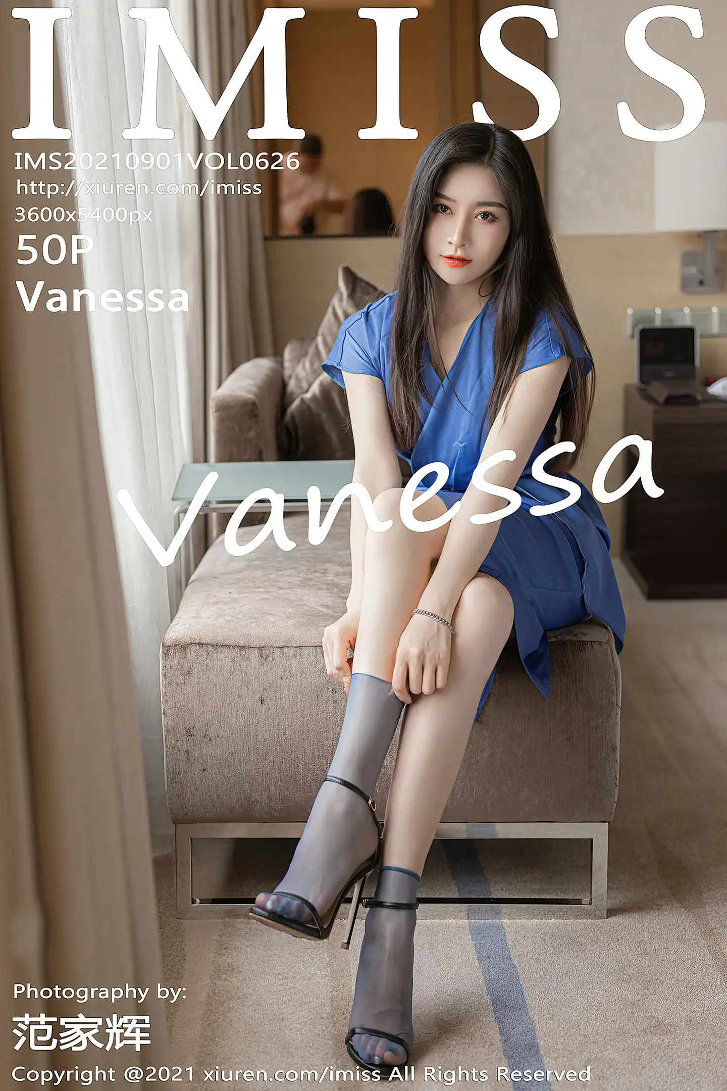[IMISS爱蜜社]Vol.626_气质美女Vanessa私房脱华丽多姿礼裙露性感内衣迷人诱惑写真50P-秀人网 - XiuRen.Pro